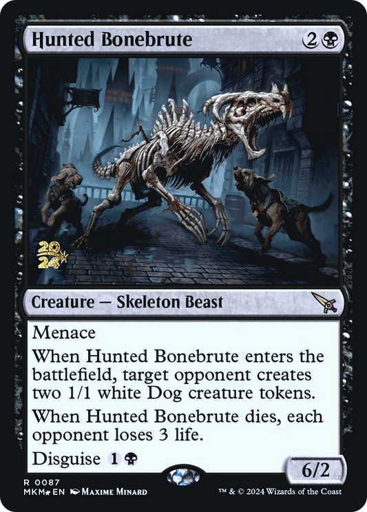 Hunted Bonebrute (PRE-87S) (Foil)