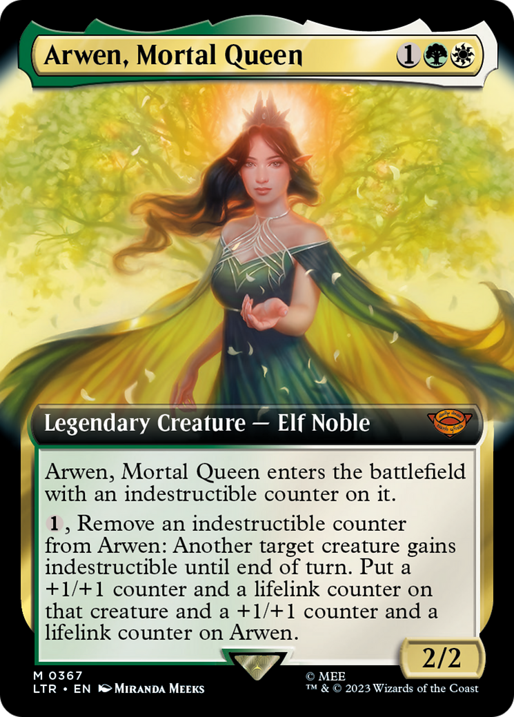 Arwen, Mortal Queen (LTR-367) (Extended Art) (Foil)
