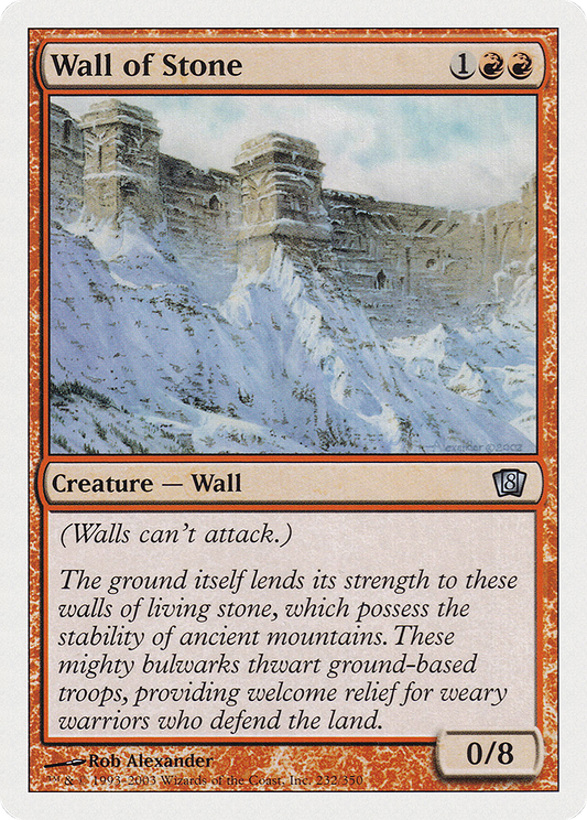 Wall of Stone (8ED-232)