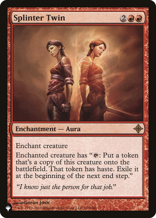 Splinter Twin (LIST-ROE-165)