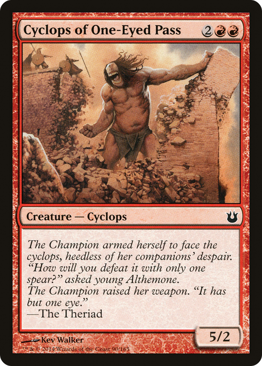 Cyclops of One-Eyed Pass (BNG-090) (Foil)