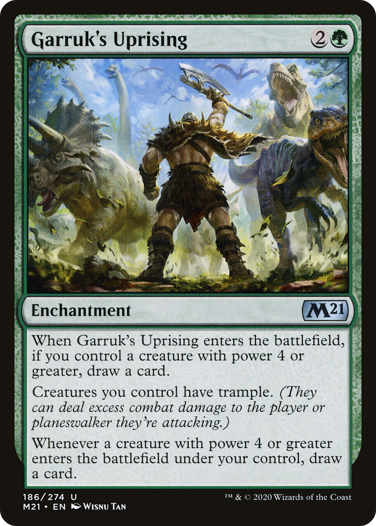 Garruk's Uprising (M21-186) (Foil)