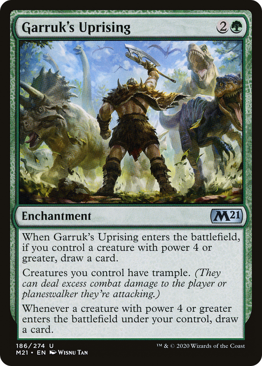 Garruk's Uprising (M21-186) (Foil)