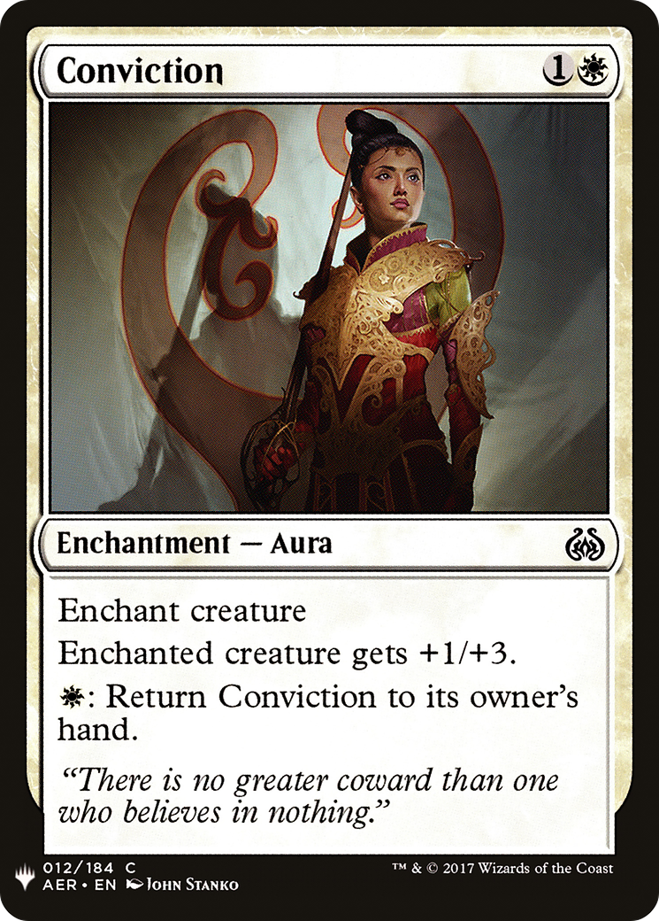 Conviction (LIST-AER-12)