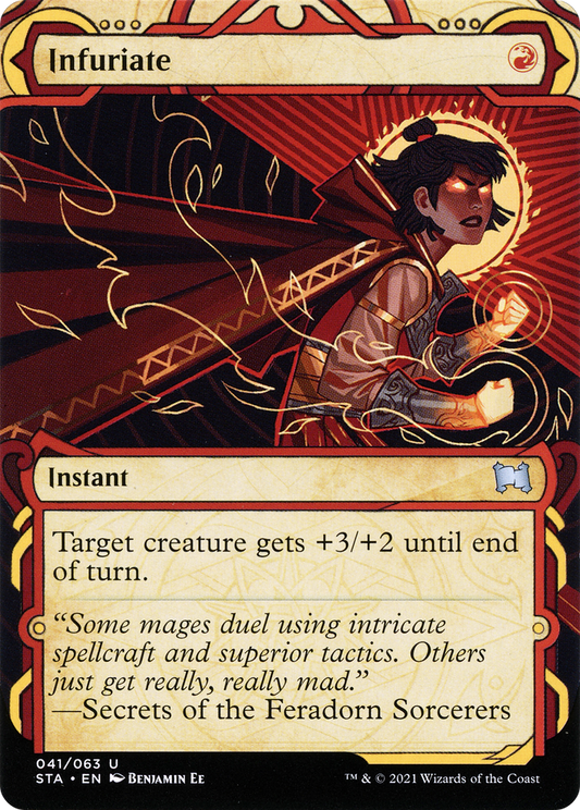Infuriate (STA-041) (Showcase) (Borderless) (Foil)
