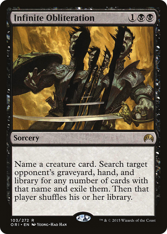Infinite Obliteration (ORI-103) (Foil)