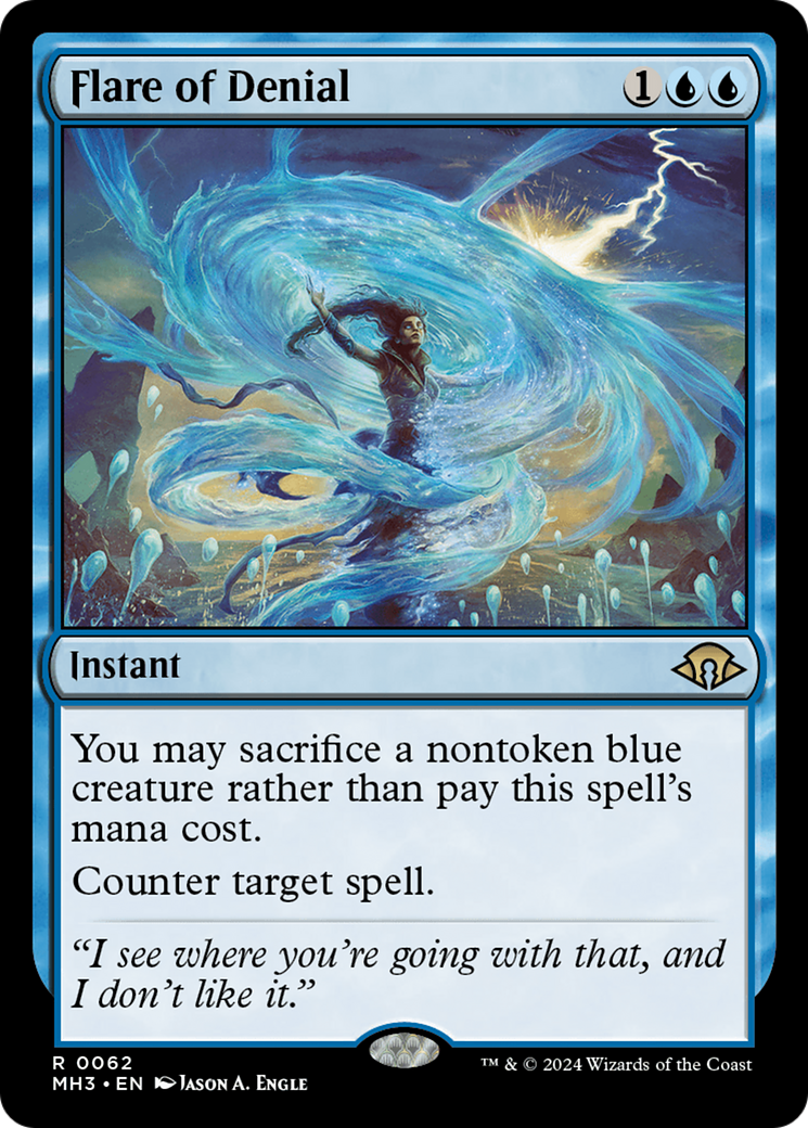 Flare of Denial (MH3-062) (Foil)