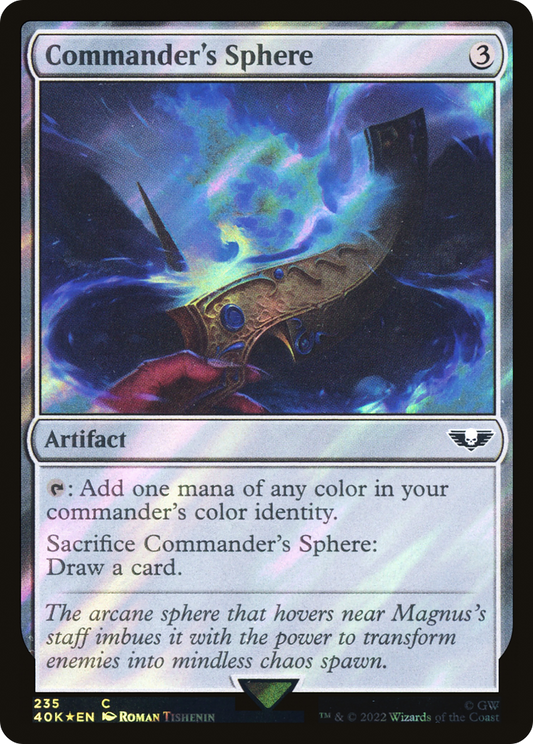 Commander's Sphere (40K-235★) (Surge Foil)