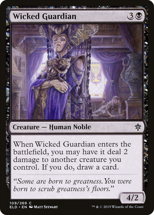 Wicked Guardian (ELD-109) (Foil)