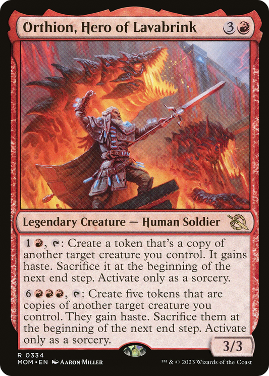 Orthion, Hero of Lavabrink (MOM-334) (Foil)