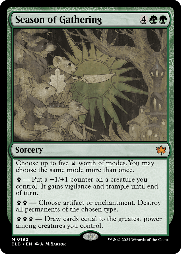Season of Gathering (BLB-192) (Foil)