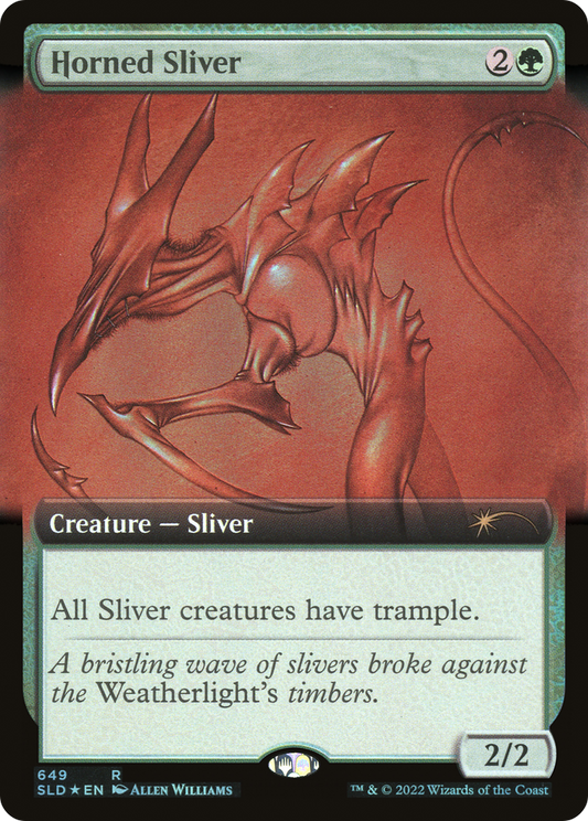 Horned Sliver (SLD-649) (Extended Art) (Foil)