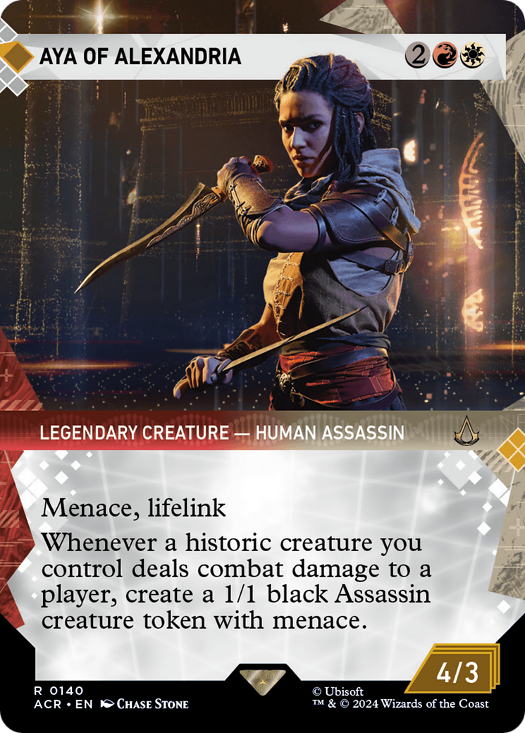 Aya of Alexandria (ACR-140) (Showcase) (Borderless) (Foil)