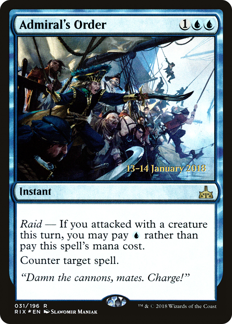Admiral's Order (PRE-31S) (Foil)