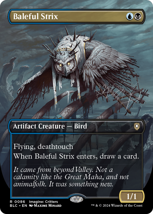 Baleful Strix (BLC-086) (Borderless)