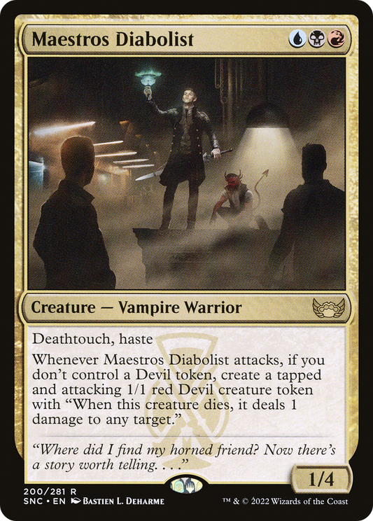 Maestros Diabolist (SNC-200) (Foil)