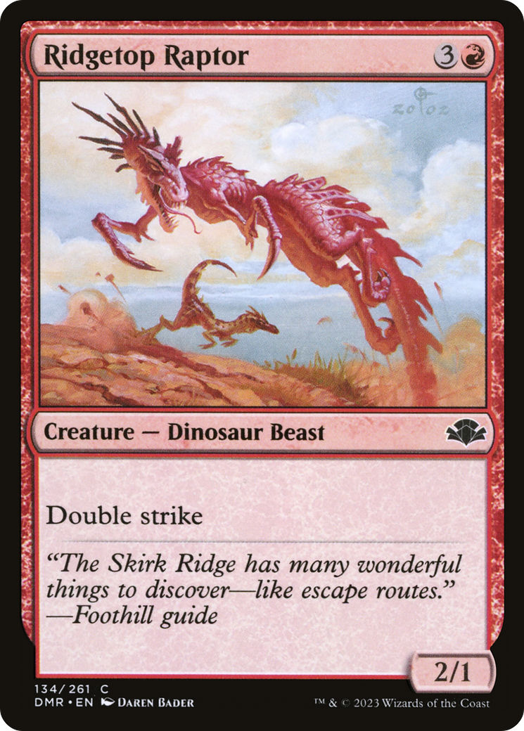 Ridgetop Raptor (DMR-134) (Foil)