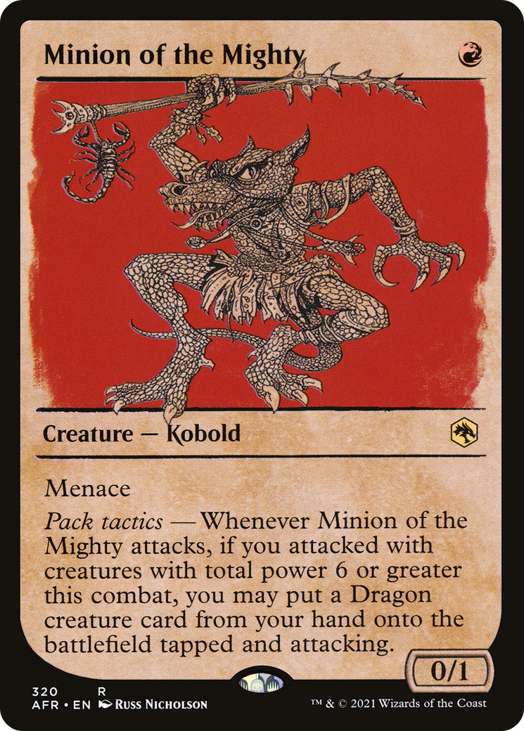 Minion of the Mighty (AFR-320) (Showcase) (Foil)