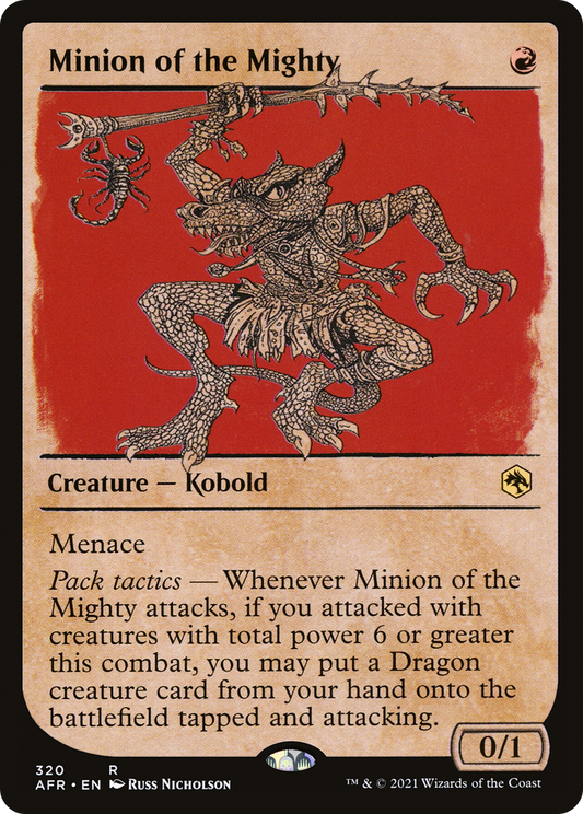 Minion of the Mighty (AFR-320) (Showcase) (Foil)