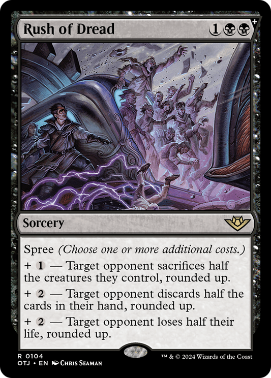 Rush of Dread (OTJ-104) (Foil)