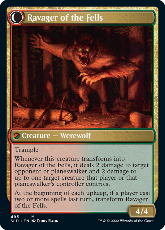 Huntmaster of the Fells // Ravager of the Fells (SLD-495)