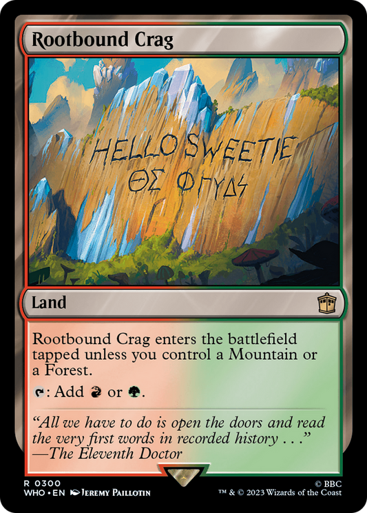 Rootbound Crag (WHO-300) (Foil)