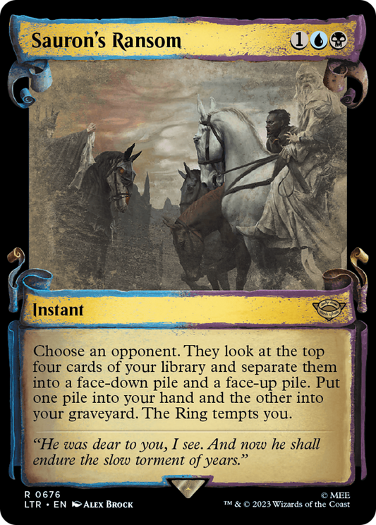 Sauron's Ransom (LTR-676) (Showcase) (Scroll) (Foil)