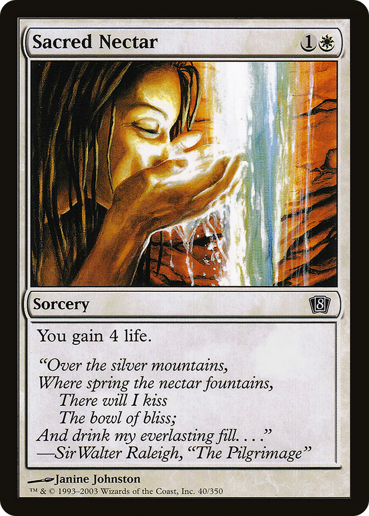 Sacred Nectar (8ED-40★) (Foil)