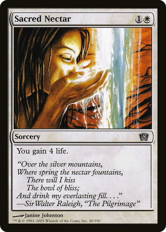 Sacred Nectar (8ED-40★) (Foil)
