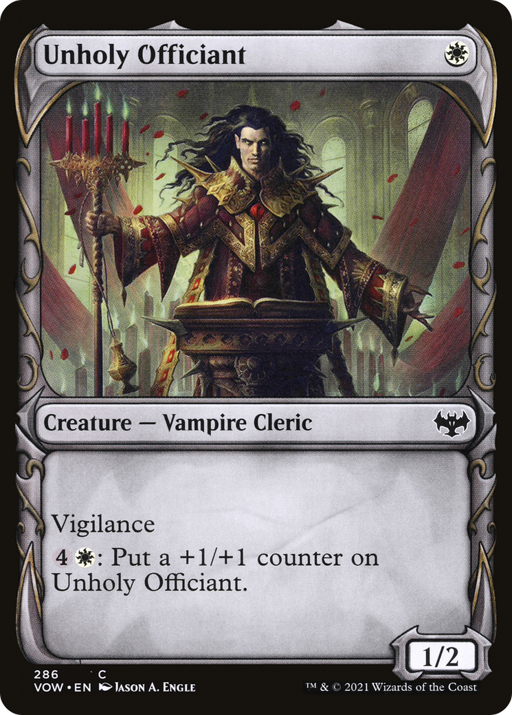 Unholy Officiant (VOW-286) (Showcase) (Foil)