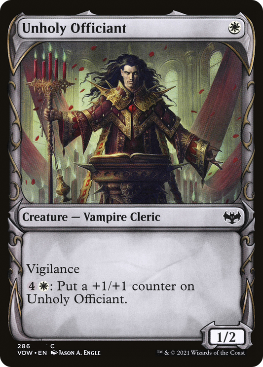 Unholy Officiant (VOW-286) (Showcase) (Foil)