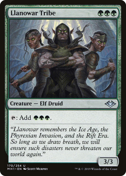Llanowar Tribe (MH1-170) (Foil)