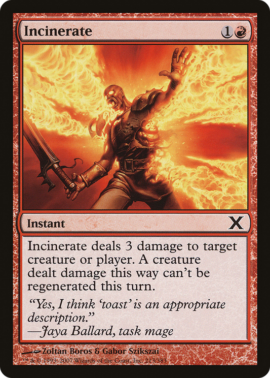 Incinerate (10E-213) (Foil)