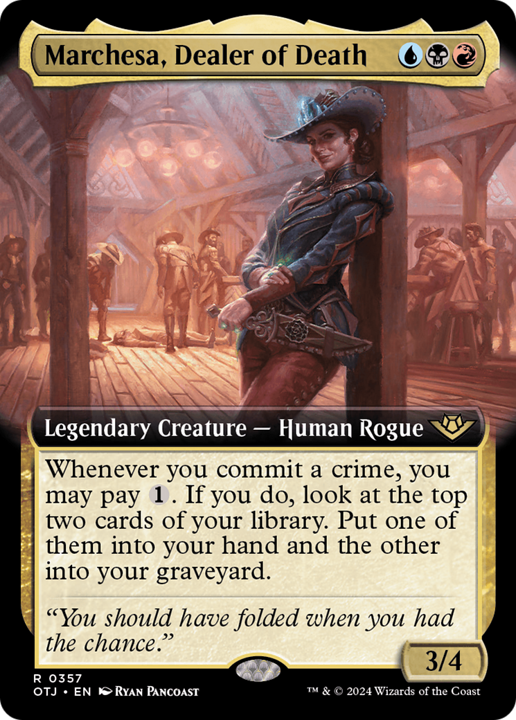 Marchesa, Dealer of Death (OTJ-357) (Extended Art) (Foil)