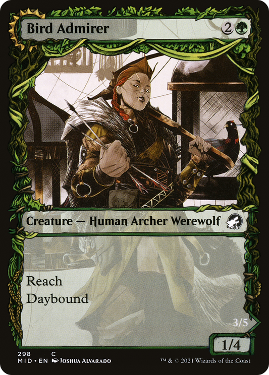 Bird Admirer // Wing Shredder (MID-298) (Showcase) (Foil)