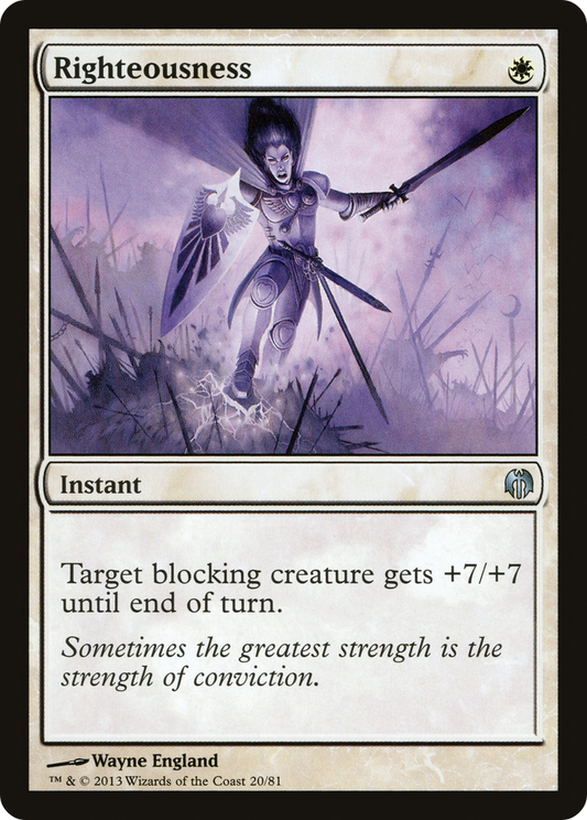 Righteousness (DDL-020)