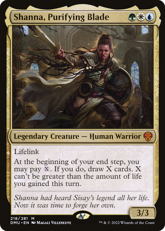 Shanna, Purifying Blade (DMU-218) (Foil)