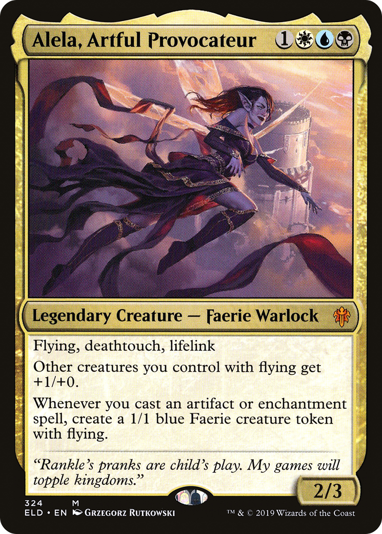 Alela, Artful Provocateur (ELD-324) (Foil)