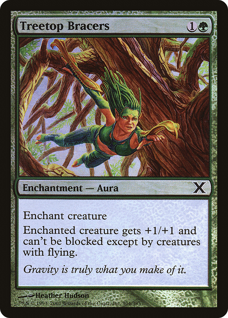 Treetop Bracers (10E-304★) (Foil)