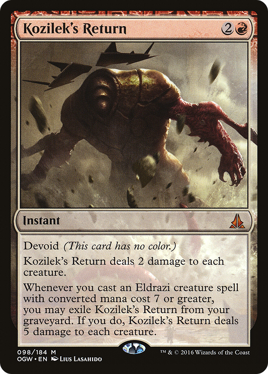 Kozilek's Return (OGW-098) (Foil)