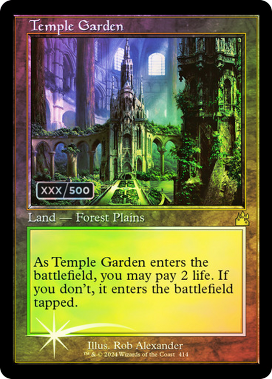 Temple Garden (RVR-414Z) (Foil) (Serialized)