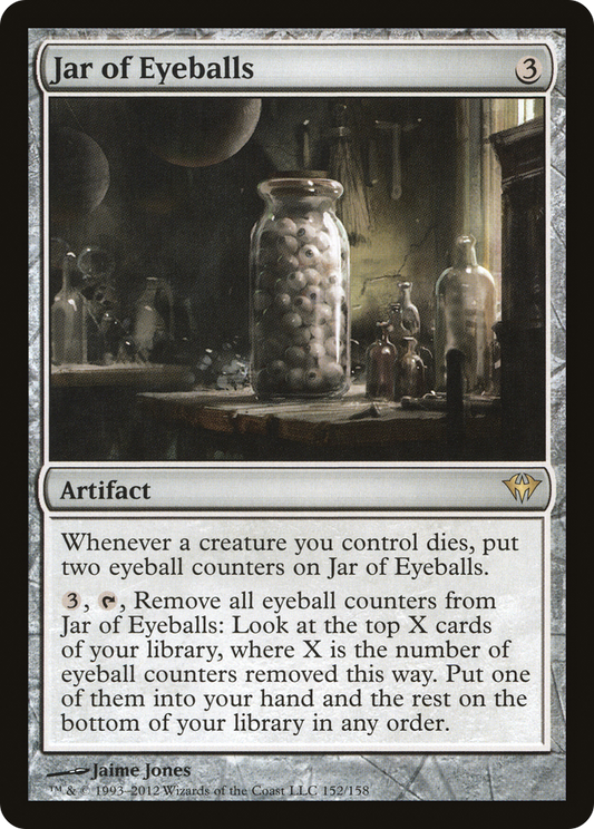 Jar of Eyeballs (DKA-152) (Foil)