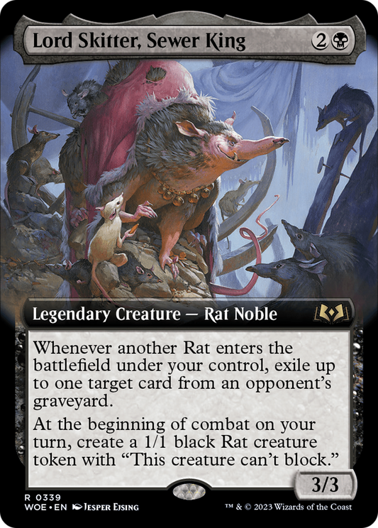 Lord Skitter, Sewer King (WOE-339) (Extended Art)
