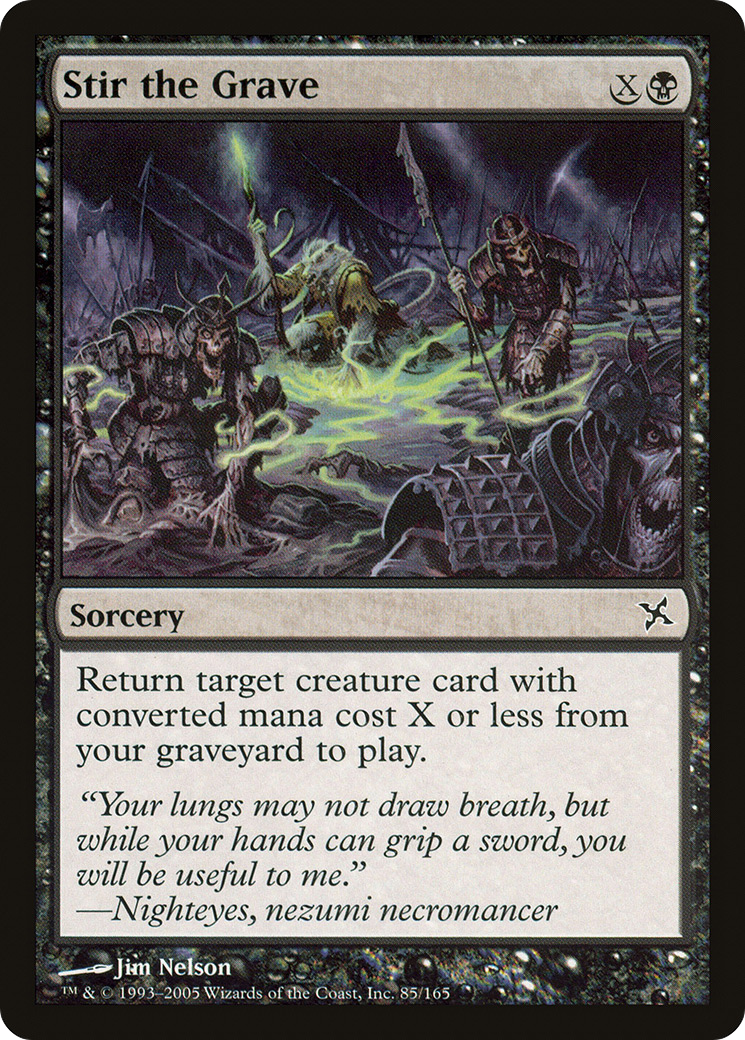 Stir the Grave (BOK-085) (Foil)