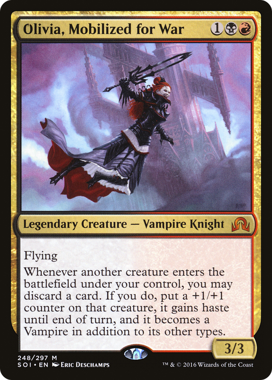 Olivia, Mobilized for War (SOI-248) (Foil)