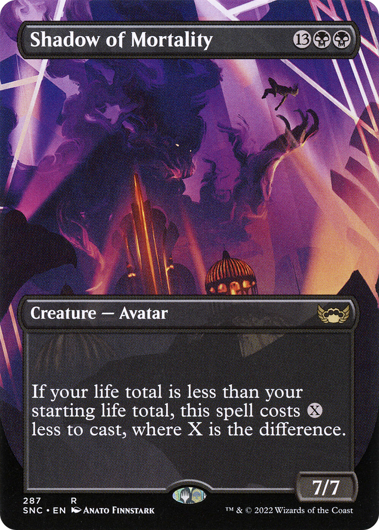 Shadow of Mortality (SNC-287) (Borderless) (Foil)