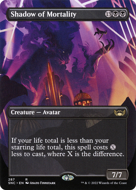 Shadow of Mortality (SNC-287) (Borderless) (Foil)