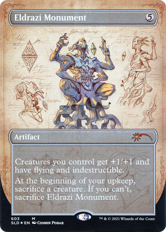 Eldrazi Monument (SLD-603) (Borderless) (Foil)
