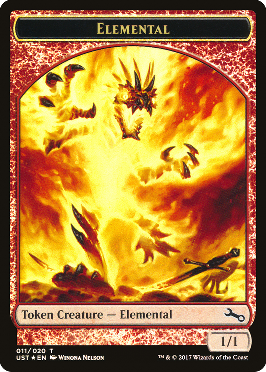 Elemental // Elemental Double-Sided Token (UST-011) (Foil)