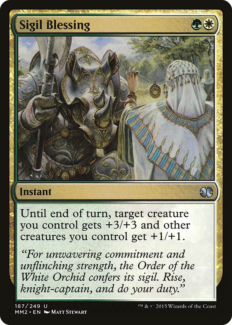 Sigil Blessing (MM2-187) (Foil)